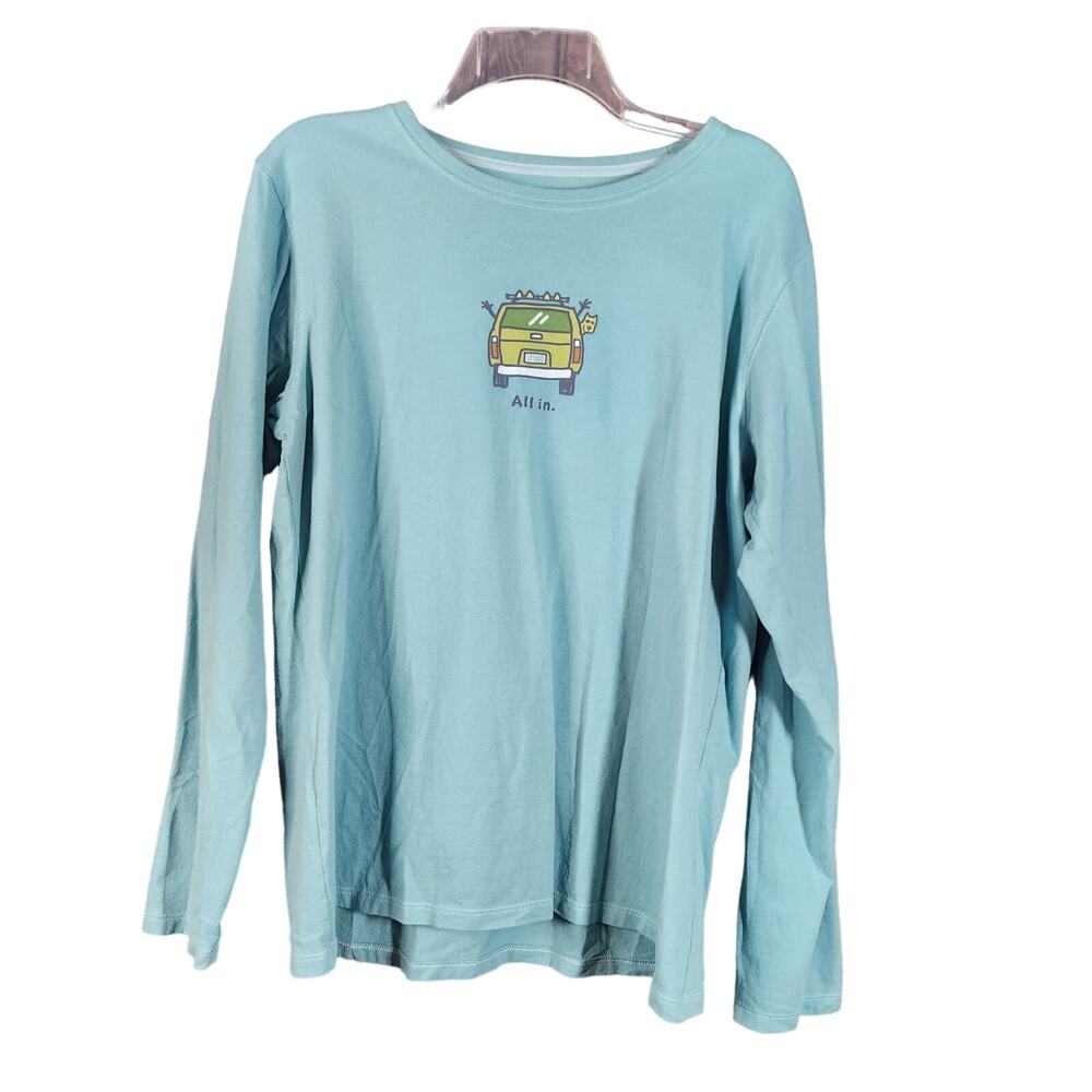 Life is Good  "All In" Long Sleeve Top Size XL